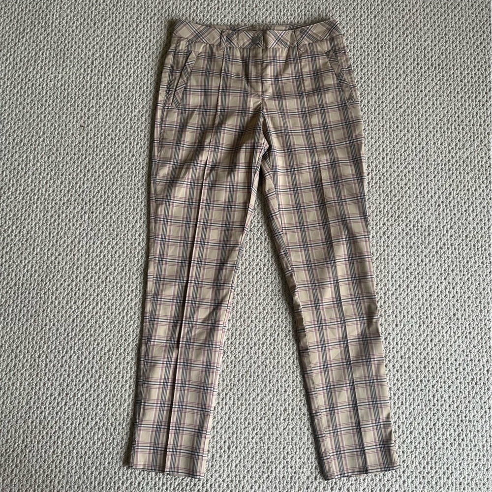 Nivo plaid golf pants stretch 4